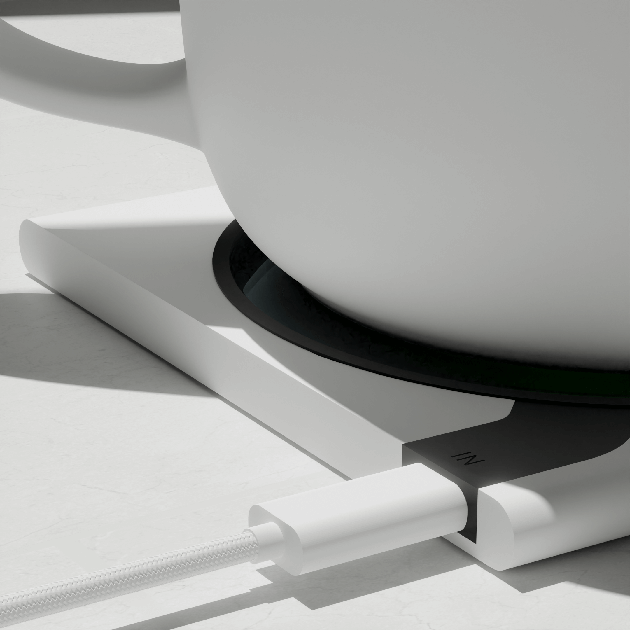 USB Cable Connected to Gravette