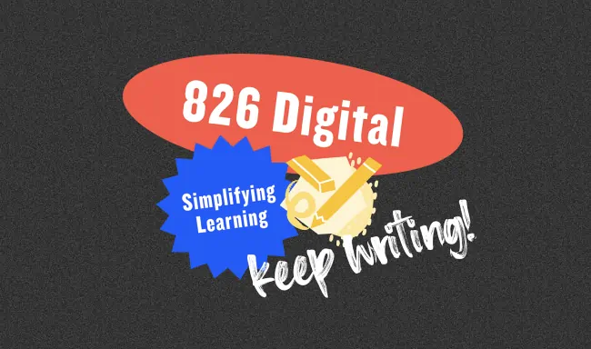 826 Digital keep writing