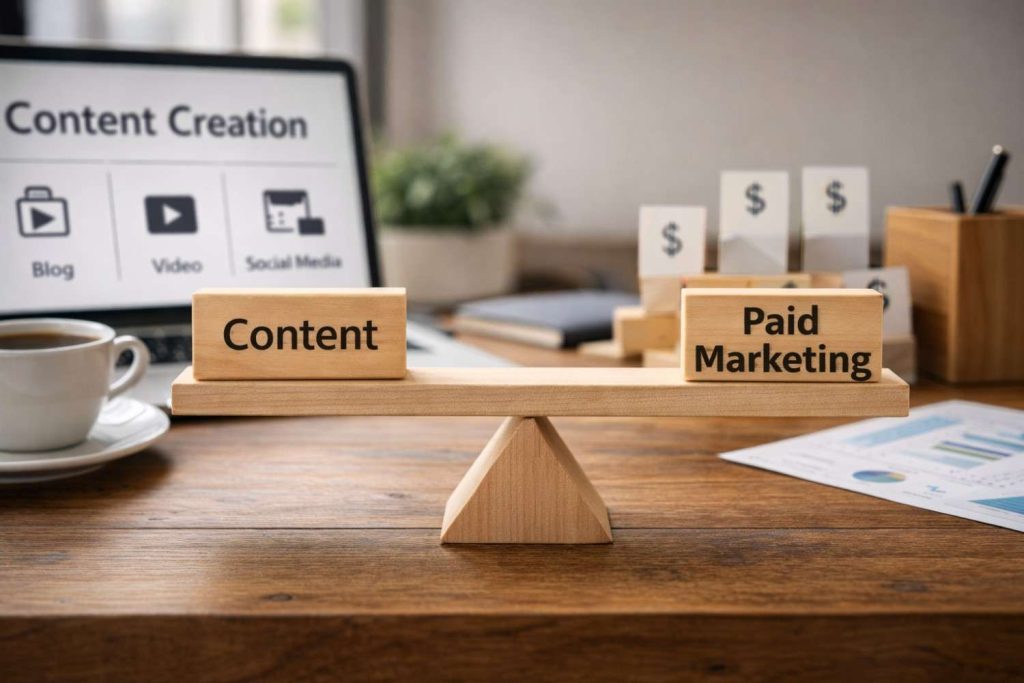 How Small Brands Should Balance Content and Paid Marketing